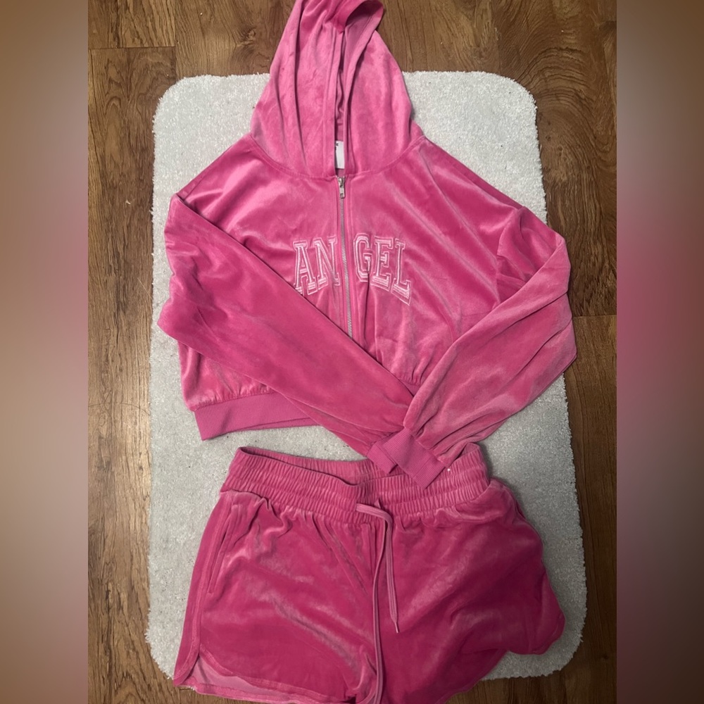 Velvet Sweatsuit 2 pc